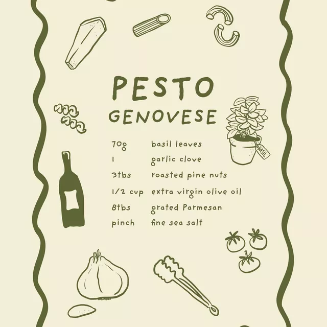 Geschirrtücher Pesto