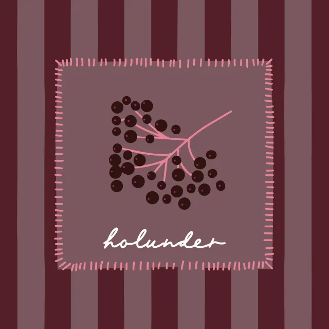 Servietten Autumn Berries Holunder