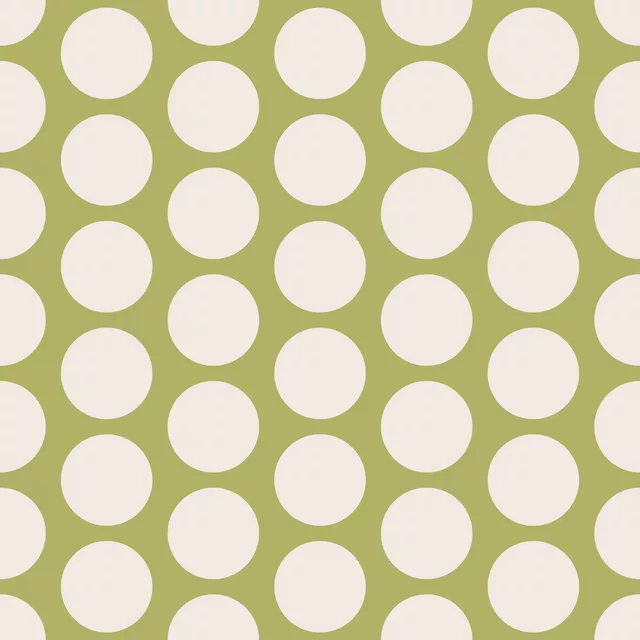 Kissen Polkadots grün