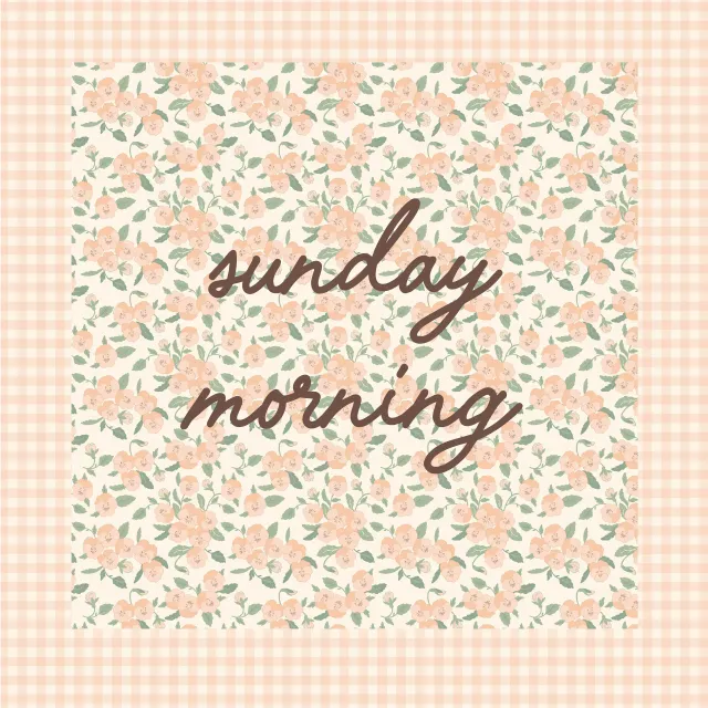 Kissen Sunday Morning