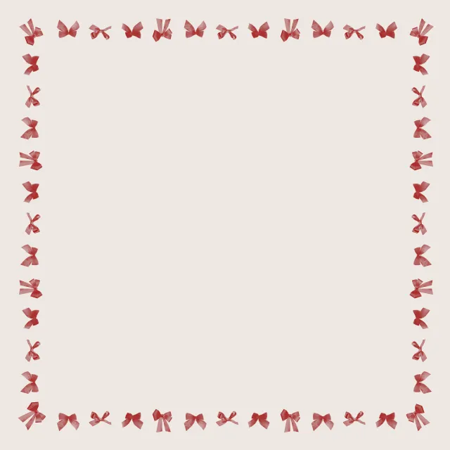 Tischdecke Schleifen Rahmen