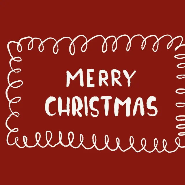 Tischset Merry Christmas Schleife rot