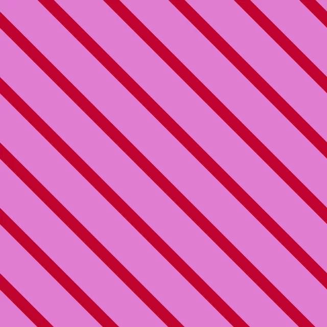 Tischset pink stripes diagonal