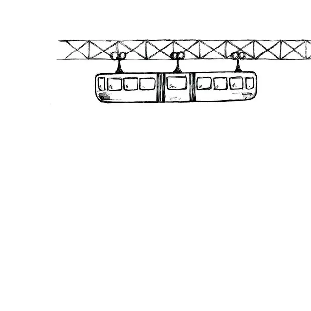 Servietten Tuffi - Schwebebahn