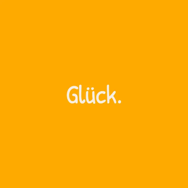 Kissen Glück gelb