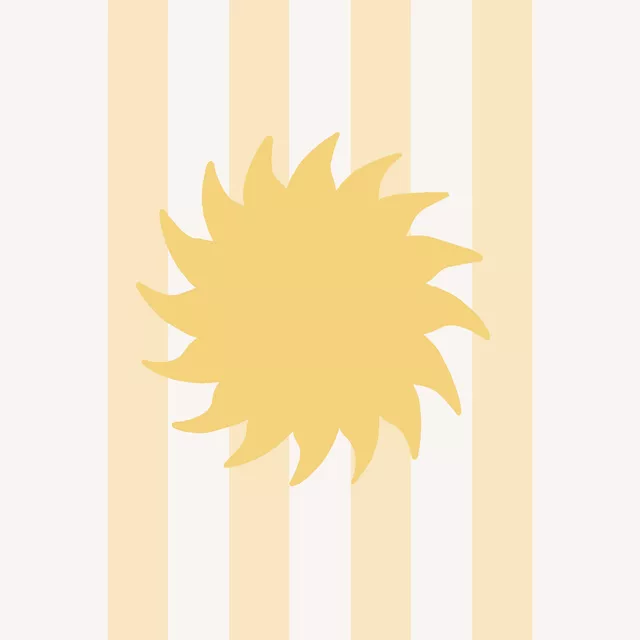 Kissen Sonne Buttermilk
