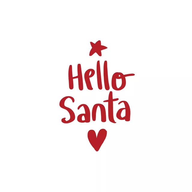 Kissen Hello Santa