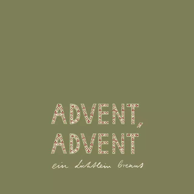 Tischläufer Advent Advent Grün