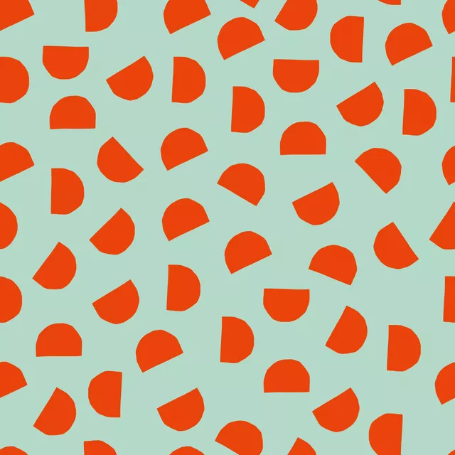 Tischset Bright Christmas red + mint