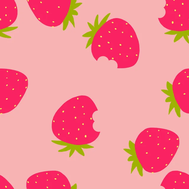 Geschirrtücher Erdbeeren Muster rosa