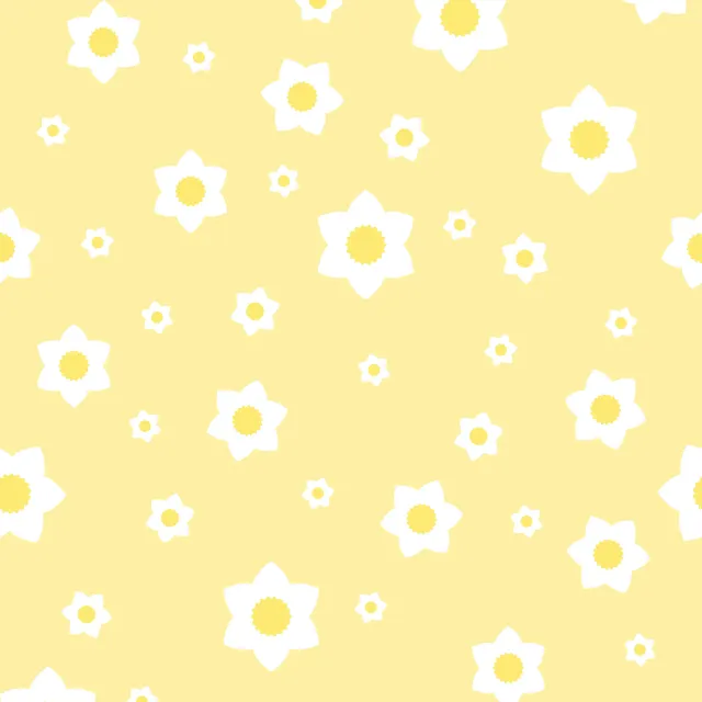 Tischläufer Osterglocken Pastell gelb