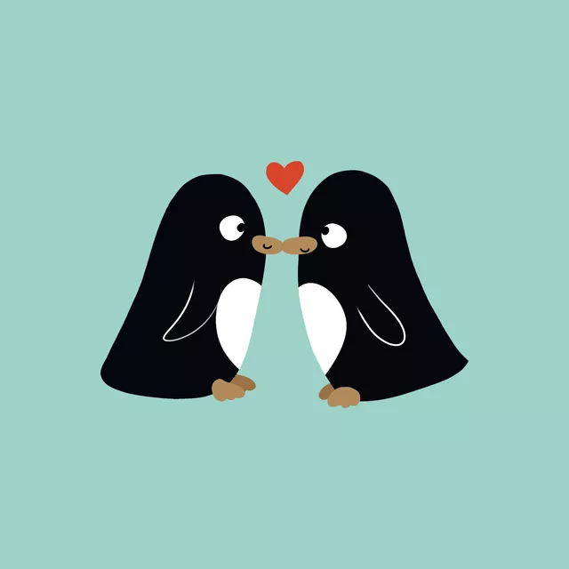 Kissen Pinguinlove