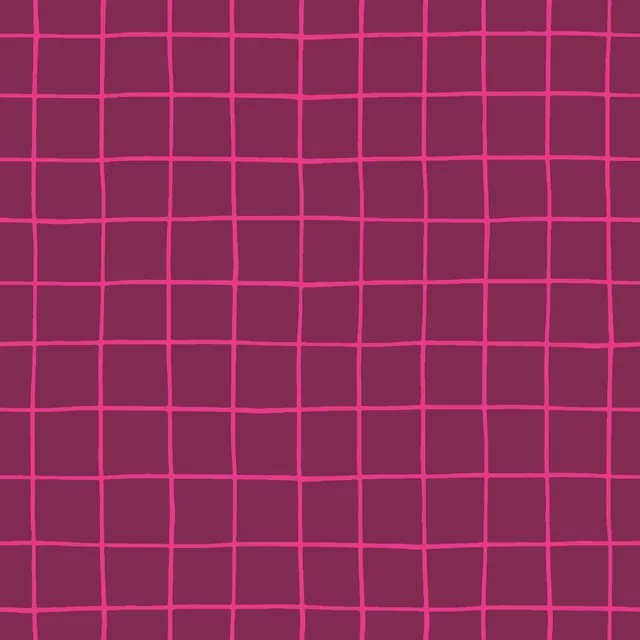 Tischset Checks weinrot pink