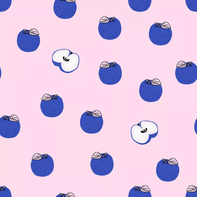 Kissen Äpfel all over