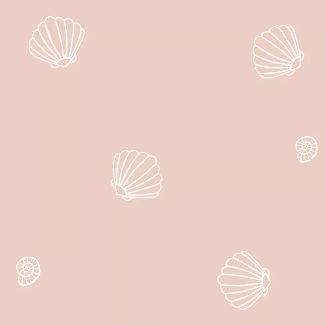 Kissen Muscheln Am Strand Beige