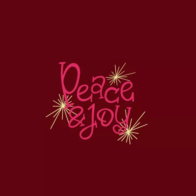 Kissen Peace and Joy