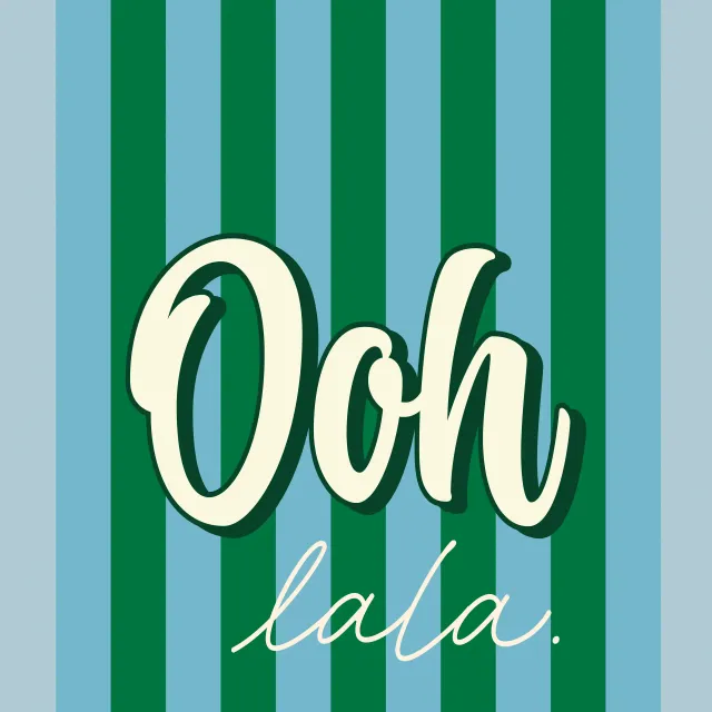 Kissen ooh lala green