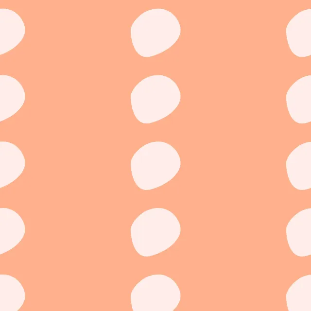 Tischdecke Coastal summer Punkte apricot