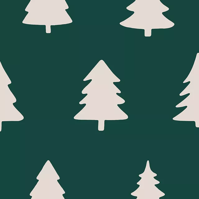 Kissen Weihnachtsbäume grün klein