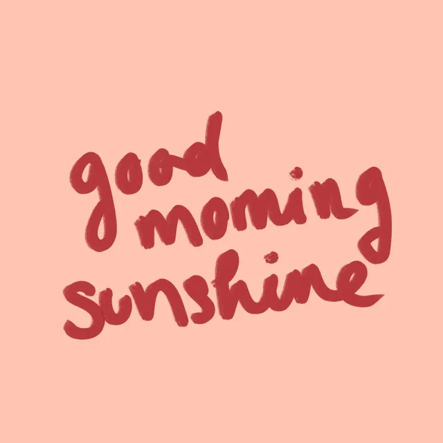 Bettwäsche good morning sunshine