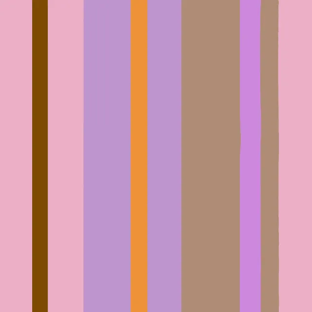 Bankauflage Streifen bunt