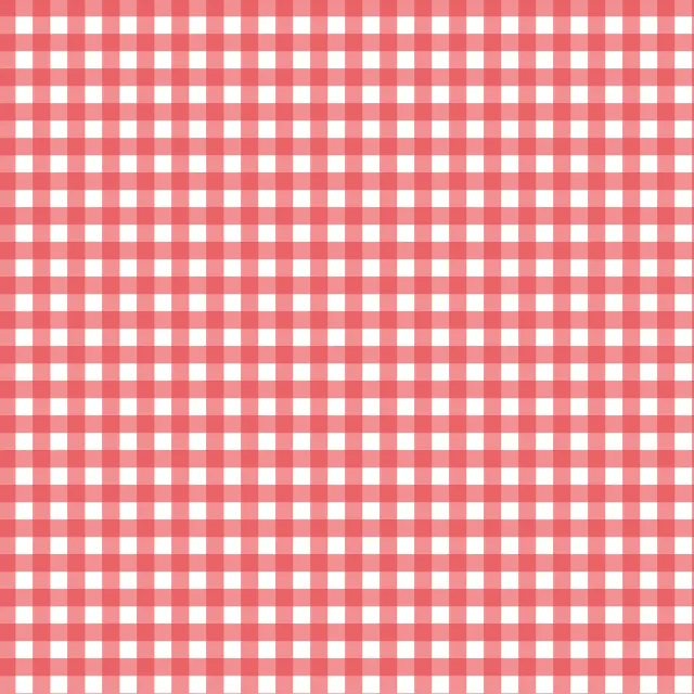 Dekovorhang Gingham rot