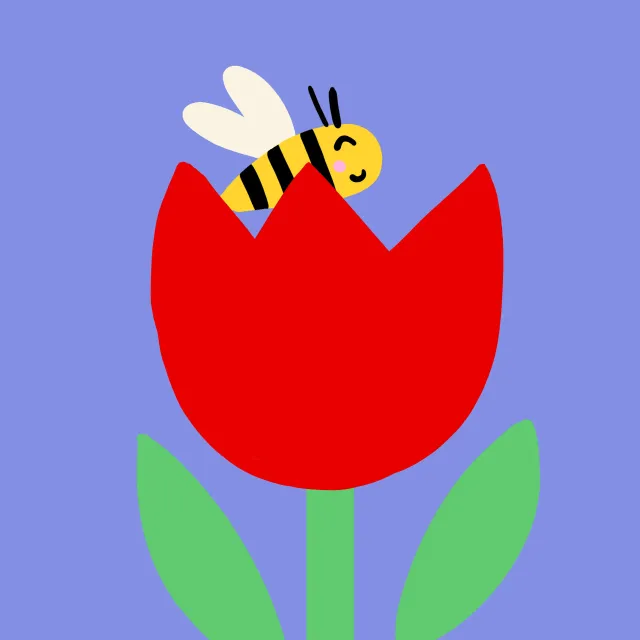 Servietten Tulpenverliebt