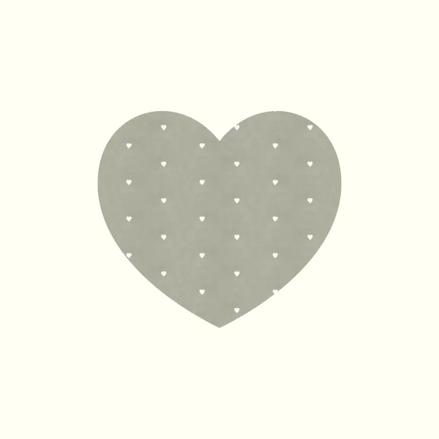 Geschirrtücher Herz Herzchen Beige Midsommar