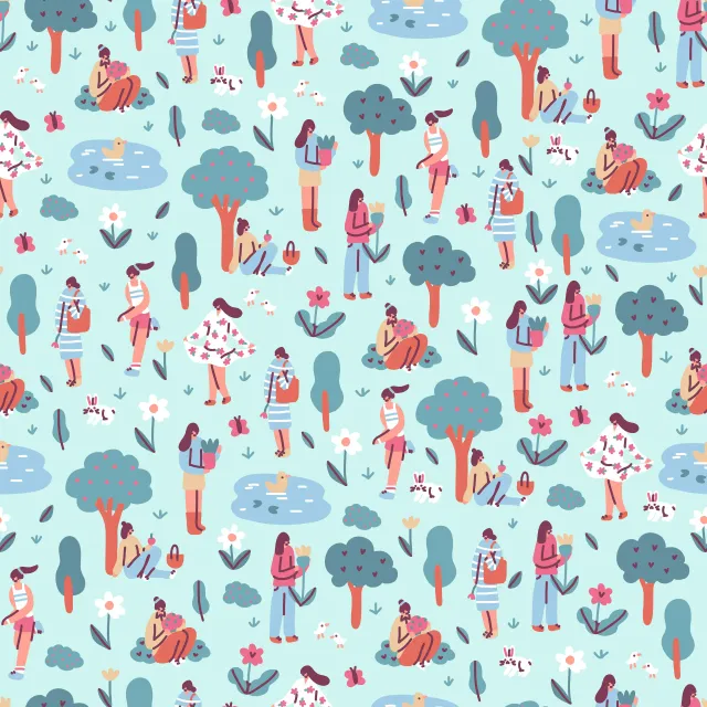 Sitzkissen Lovely Spring Weather