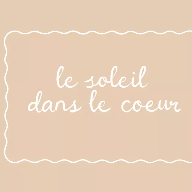 Kissen le soleil dans le coeur