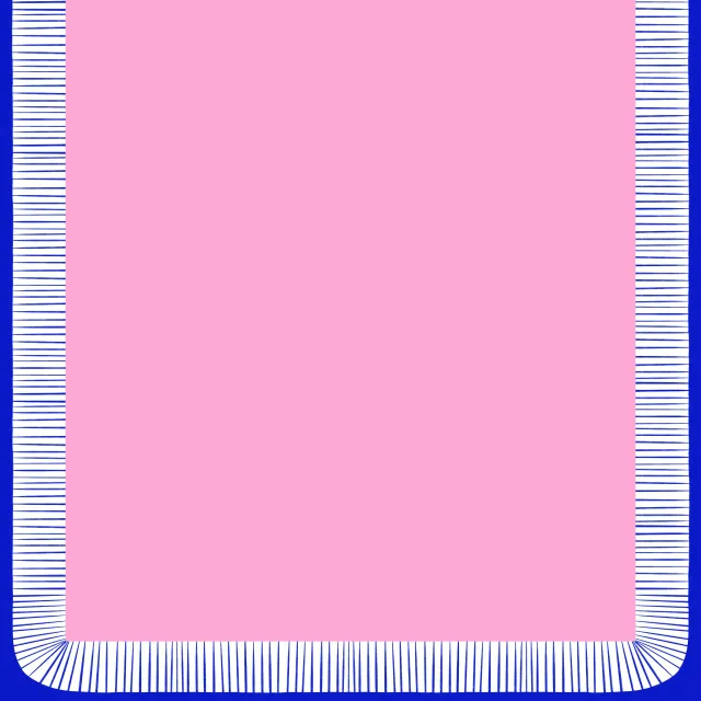 Tischdecke Bogenrahmen Blau Pink