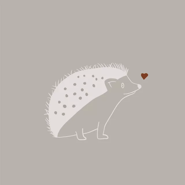 Kissen Hallo Herbst Igel