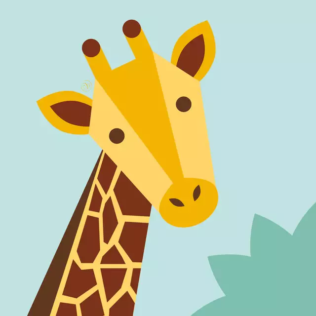 Bettwäsche Giraffe