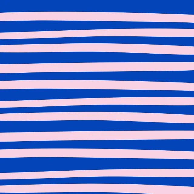 Tischläufer Stripes Blau Rosa