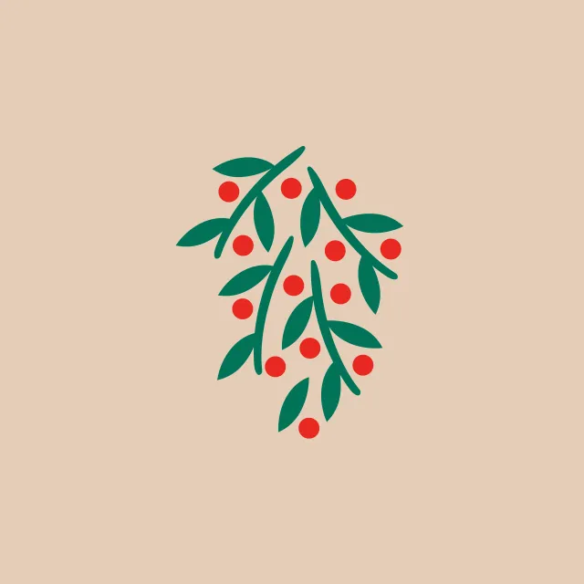 Geschirrtuch Mistletoe Cinnamon