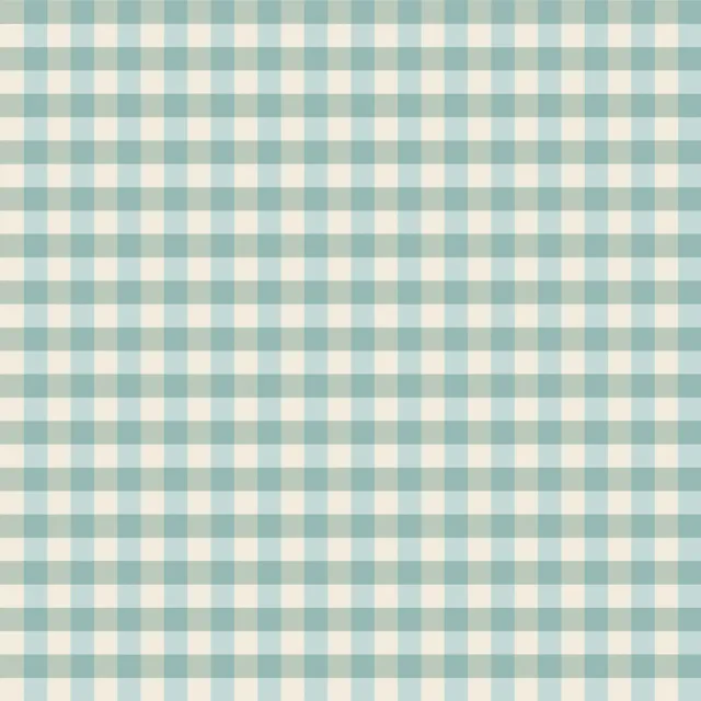 Raffrollo Landliebe Karo blau