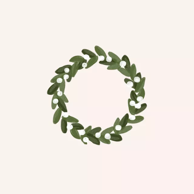 Kissen Wreath