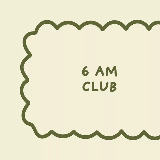 Tischset 6 AM CLUB