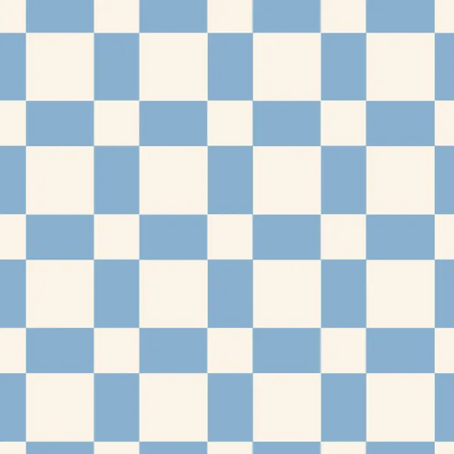 Tischläufer Hellblau weiß Karo