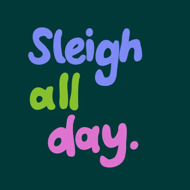 Kissen Sleigh All Day 1