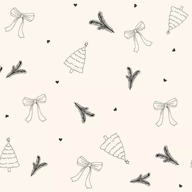 Geschirrtuch Weihnachtsillustration