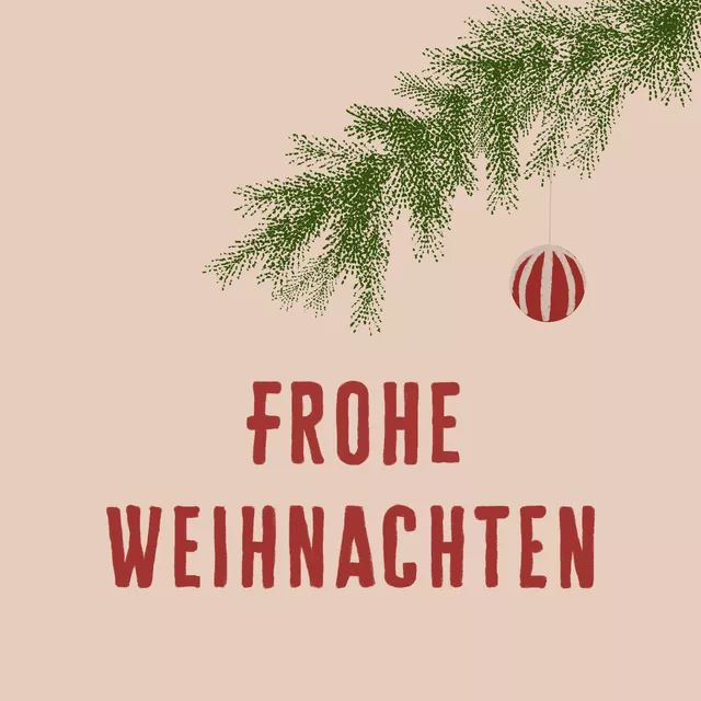 Kissen Frohe Weihnachten Rot