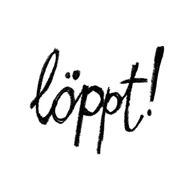 Kissen Löppt! weiß