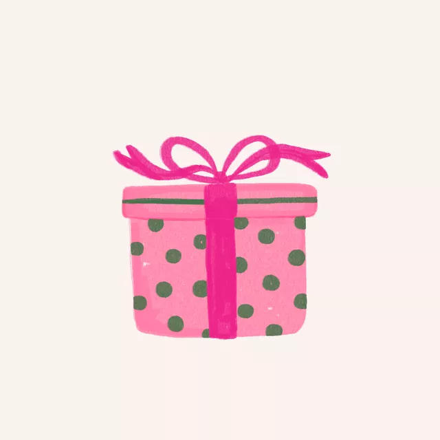 Kissen Geschenk pink