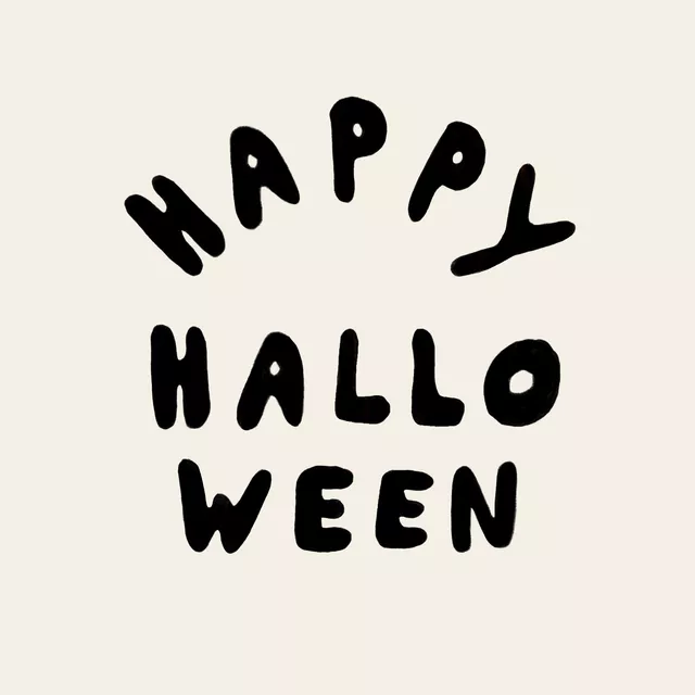 Kissen Happy Halloween Schwarz
