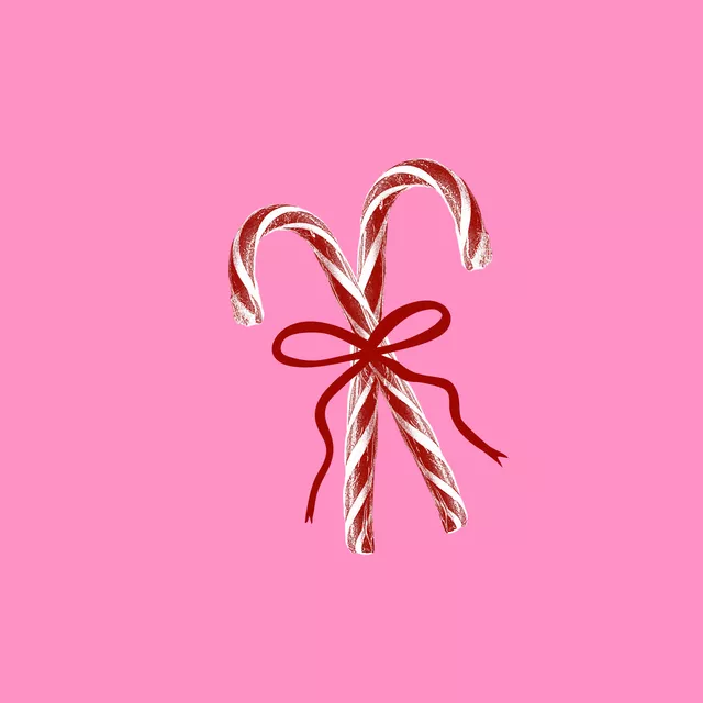 Kissen Candy Cane Pink