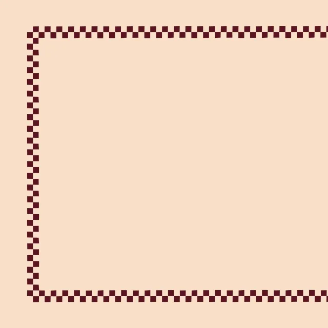 Tischset Tischset Karos creme beere