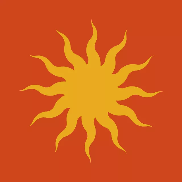 Tischdecke Sonne 1 Wendemotiv