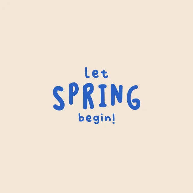 Servietten Let spring begin!