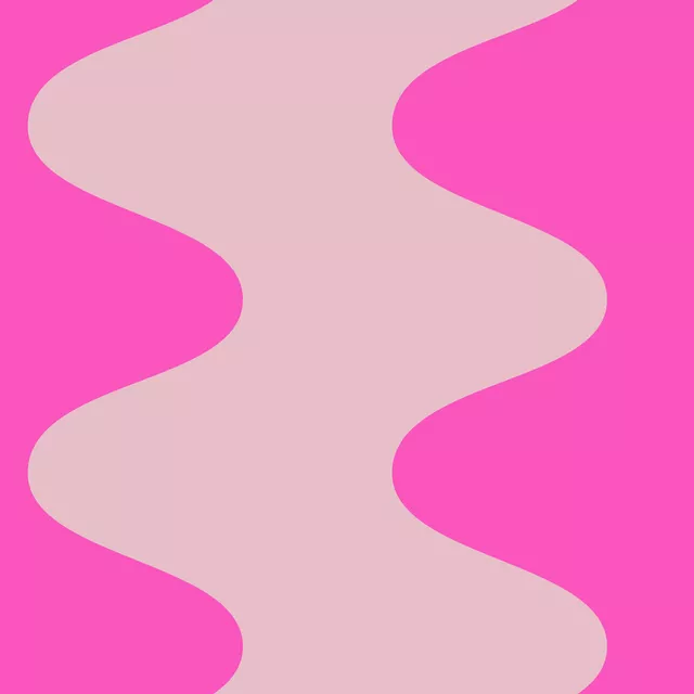 Tischdecke Fun Wave pink